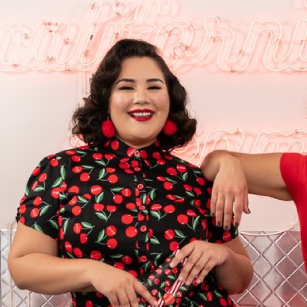 Stitch Shoppe X Coca-Cola Bottle Cap Cherries Top - Picture 3 of 6